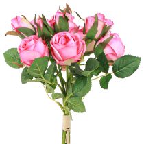 Artikel Konstgjorda rosor i ett gäng Konstgjorda blommor Rosa 36cm 12st