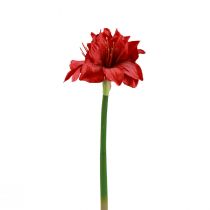 Konstgjord Amaryllis Julblommor Röda Konstgjorda Blommor L40cm