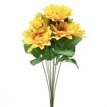 Artikel Konstgjord solrosbukett Pick Yellow 45cm