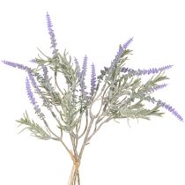 Artikel Konstgjord lavendel Konstgjorda växter Lila 38cm 3 gäng 9st