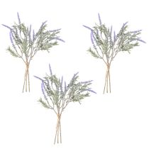 Artikel Konstgjord lavendel Konstgjorda växter Lila 38cm 3 gäng 9st