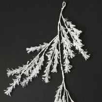 Artikel Konstgjord vintergrendekoration frost vinterdekoration vit 124cm