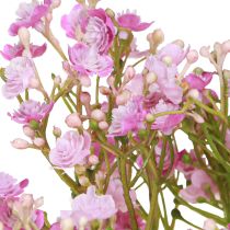 Artikel Konstgjord gypsophila gipsört i lila L68cm 4 st