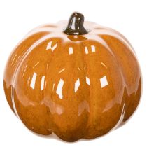 Artikel Keramisk pumpa LED Halloweendekoration liten 10cm