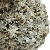 Artikel Juldekoration Julboll vit snöboll Ø10cm