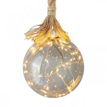 Artikel LED-boll inomhusljusboll med rep Ø14cm 30L varmvit