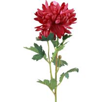 Artikel Konstgjorda blommor dekorativa dahlior konstgjorda blommor Bordeaux 61cm