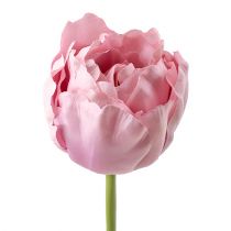 Konstgjorda tulpaner fyllda skymt rosa 84 cm - 85 cm 3st