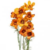 Artikel Konstgjorda blommor Cosmea Orange smyckekorg H51cm 3 st