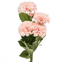 Artikel Konstgjorda Dahlia Konstgjorda Blommor Rosa Med 5 Blommor 50cm