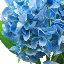 Artikel Konstgjorda blommor dekoration hortensia konstblå 69cm
