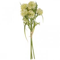 Artikel Konstgjorda blommor vit allium dekoration prydnadslökar 34cm 3st i knippe