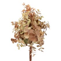 Konstgjord eukalyptusbukett, konstgjord blomdekoration med knoppar 30cm