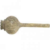 Artikel Konstgjord sten deco vallmo antik deco brun Ø11cm 30cm