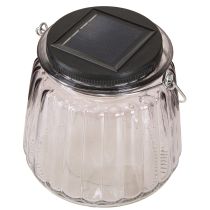 Artikel LED Trädgårdsljus Glas Solar för Hängande Lila Ø10,5cm 2st