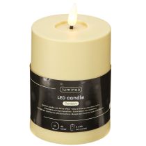 Artikel LED Ljus Utomhustimer Flameffekt Grön Beige H12cm