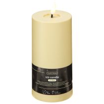Artikel LED-ljus med Timer Grön Beige Utomhus Ø7,5cm H18cm