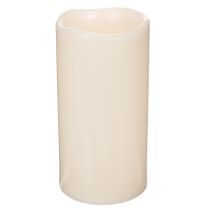 Artikel Stor LED-ljus för batteridrift med timer, varmvit, utomhus, 25 cm