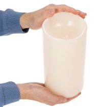 Artikel Stor LED-ljus för batteridrift med timer, varmvit, utomhus, 25 cm