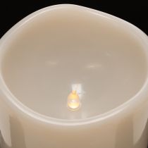 Artikel Stor LED-ljus för batteridrift med timer, varmvit, utomhus, 25 cm