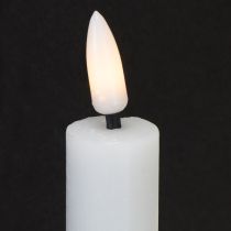 Artikel LED-ljus Vita koniska ljus vax varmvita 24,5 cm 2 st