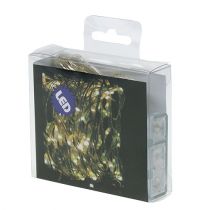 Artikel LED-ljusslingor 20 st inomhus 2 m varmvit timer batteridrivna 6 st