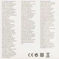 Artikel LED-ljusslinga, 50 lampor, batteridriven, 5m, varmvit