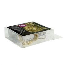 Artikel LED fairy lights varmvit girlander inuti för batteripaket om 100 st