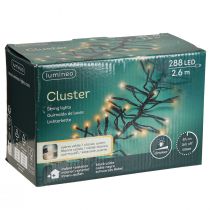 Artikel LED ljuskedjekluster för inne och ute 288 LED 260cm