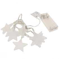 Artikel LED fairy lights stjärnor med timer 10 LED varmvit 90cm