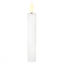 Artikel LED stickljus med timer varmvitt äkta vax 14,5cm 4st