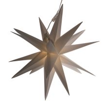 Artikel Dekorativ LED-stjärna, varmvit, utomhus, med timer, 40 cm