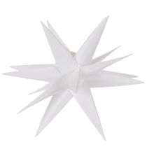 Artikel LED-stjärna Julstjärna Varmvit Timer Utomhus 60cm