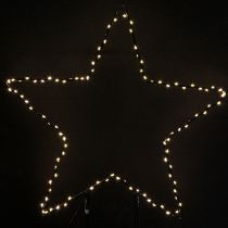 Artikel LED-stjärna stående 150 Micro LED varmvit metall Ø58cm