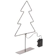 Artikel LED-julgran, batteridriven, bordsdekoration inomhus, 47 cm