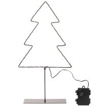 Artikel LED-julgran, batteridriven, bordsdekoration inomhus, 47 cm