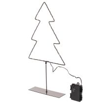 Artikel LED-julgran, batteridriven, bordsdekoration inomhus, 47 cm