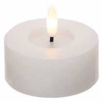 Artikel LED XL Värmeljus Vitt Äkta Vax med Timer Varmvitt 6cm 2st