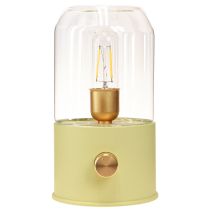 Artikel LED bordslampa retro bordslampa varmvit grön H19,5cm