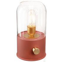 Artikel LED bordslampa retro LED-ljus varmvit brun H19,5cm