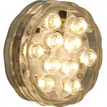 Artikel Undervattens LED-lampor med fjärrkontroll varmvit 2st