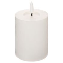 Artikel LED-blockljus, flimrande, med timer, Ø7 cm, 12 cm