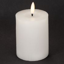 Artikel LED-blockljus, flimrande, med timer, Ø7 cm, 12 cm