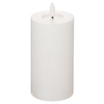 Artikel LED-blockljus, flimrande, med timer, Ø7 cm, 16 cm