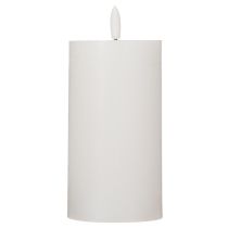 Artikel LED-blockljus, flimrande, med timer, Ø7 cm, 16 cm