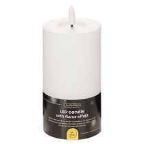 Artikel LED-blockljus, flimrande, med timer, Ø7 cm, 16 cm
