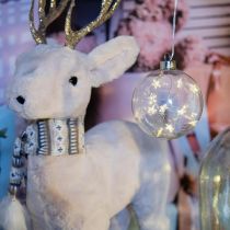 LED julkulor glas fairy lights stjärnor Ø10cm 2st