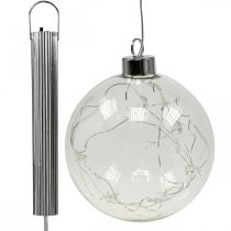 LED julkulor glas fairy lights stjärnor Ø10cm 2st