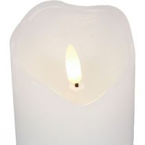 LED-ljus med timer äkta vaxpelarljus Ø7cm H9cm