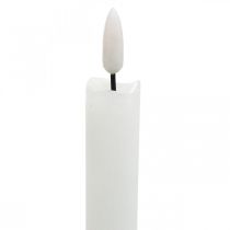 Artikel LED ljusvax bordsljus varmvitt för batteri Ø2cm 24cm 2st